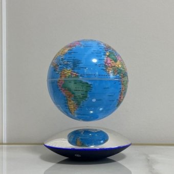 Левитирующий глобус LevitronOff, D=15 см, голубой