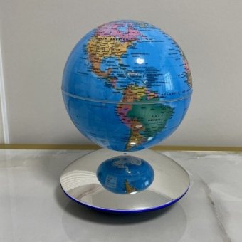 Левитирующий глобус LevitronOff, D=15 см, голубой